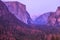 El Capitan Magenta sunset