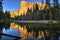 El Capitan mountain seen at dusk / sunset , Yosemite national pa