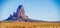 El Capitan Peak just north of Kayenta Arizona in Monument Valley