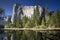 El Capitan reflected in the Merced River, Yosemite National Park, California, USA