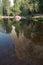 El Capitan reflecting in the Merced River.