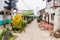 EL CASTILLO, NICARAGUA - MAY 6, 2016: Street in El Castillo village at San Juan river, Nicarag