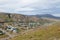 El Chalten village aerial view in Patagonia - El Chalten, Argentina