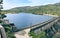 `El charco del cura` reservoir in El Tiemblo, in the province of Avila, Spain