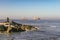 El clavadista diving platform with wide view of ocean, Mazatlan, Mexico