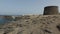 El Cotillo, Fuerteventura, Canary Islands, Spain August 29, 2016: Overview of the coast of the village of El Cotillo