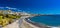 El Duque beach and coastline in Tenerife. Adeje coast Canary island, Spain