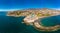 El Duque beach and coastline in Tenerife. Adeje coast Canary island, Spain