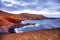 El Golfo beach in dusk