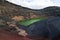 El Golfo lake, Lanzarote, Spain