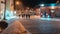 El-Gouna, Egypt - August 25, 2019:Tourist resort on the Red Sea coast. People walking through basar City over a bridge, Timelaps..