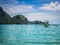 El Nido bay, Philippines, with boats