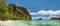 El Nido, Palawan island, Philippines. Panoramic view of beautiful tropical island, relax chill getaway enjoy summer
