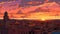 El Paso Sunset In 1770s: A Pixel Art Illustration