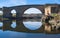 El Puente del Arzobispo, province of Toledo, Castille-La Mancha, Spain. The archbishop`s bridge.