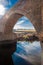 El Puente del Arzobispo, province of Toledo, Castille-La Mancha, Spain. The archbishop`s bridge.