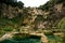 El Salto waterfall dropping into the natural set of turquoise water pools