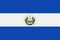 El salvador Flag Vector Flat Icon