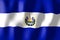 El Salvador - waving flag - 3D illustration