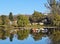 El Tajamar Lake in Alta Gracia, Argentina