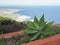 El Tanque, oceanic panorama of the coast and lava mountains