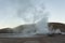 El Tatio geysers, the biggest geysers of the southern hemisphere close to the plateau of San Pedro de Atacama, Calama, Antofagasta