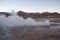 El Tatio geysers, near San Pedro de Atacama - Chile. El Tatio is