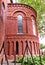 Elaborate and complex brickwork. St James Church. Lancaster, PA.