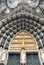 Elaborate main entrance of the Cologne Cathedral in Germany