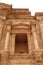 Elaborate patterns and details on the Arch of Hadrian, entrance gate to gerasa, Jerash, Jordan