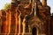 Elaborately carved doorway of ancient Buddhist stupa