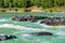 Elandinskaya the rapids on the river Katun. Gorny Altai, Siberia, Russia