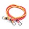 Elastic hook bungee cords isolated