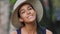 Elated Teen Girl Smiling Wearing Hat