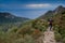 Elba Island, Mount Perone pedaling on a mountain bike