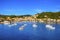 Elba island, Porto Azzurro village bay view. Tuscany, Italy.
