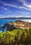 Elba island, Portoferraio aerial view. Lighthouse and fort. Tuscany, Italy.