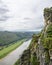 Elbe valley in the Saxon Switzerland Vertical foto