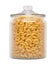 Elbow Macaroni in a Glass Apothecary Jar