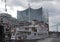 The Elbphilharmonie building in the port of Hamburg, germany