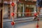 Elche, Alicante, Spain- street in the center of the city at sunrise