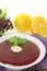 Elderberries soup