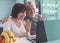 Elderly couple looking at computer during the pandemic coronavirus