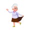 Elderly Grandmother Dancing Active Dance Vector