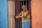 A elderly local posses for the camera in Trinidad, Cuba.