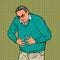 an elderly man abdominal pain, diseases of the stomach, intestines or other internal organs