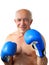 Elderly Man Boxing