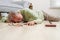 Elderly people accident slip and fall, Accident of senior slip and fall to floor