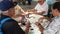 Elderly Playing Domino Game Video