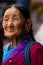 Elderly Tibetan lady, Boudhanath Temple, Kathmandu, Nepal